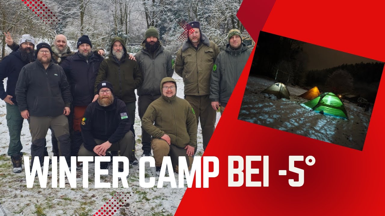 Winterliches Treffen in der Pfalz bei -5C