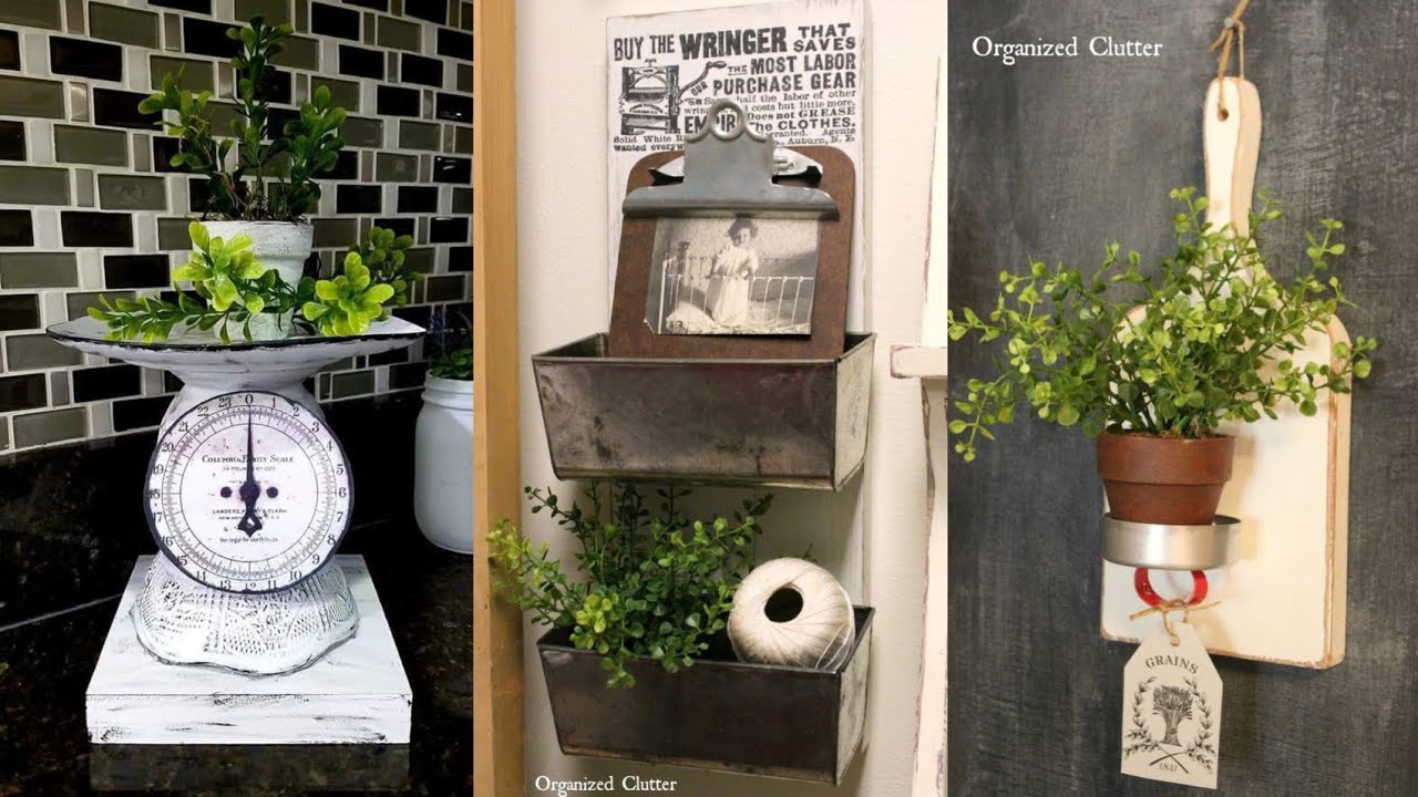 Идеи декора для дома и стен в стиле &laquo;шебби-шик&raquo; от Thrifty Charm Decor, винтаж и деревенский стил...
