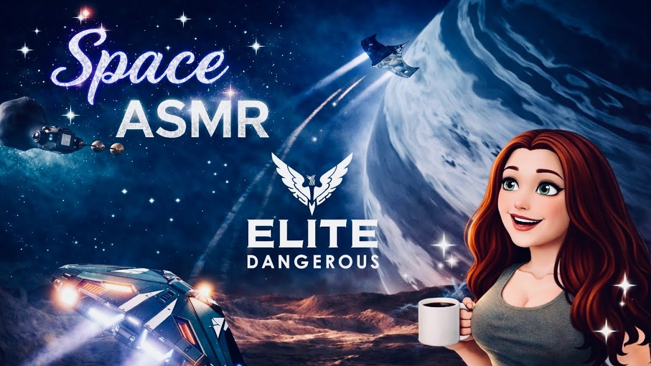 Elite Dangerous | ✨ space ASMR | fuel scooping stars + galactic cartography 🌕