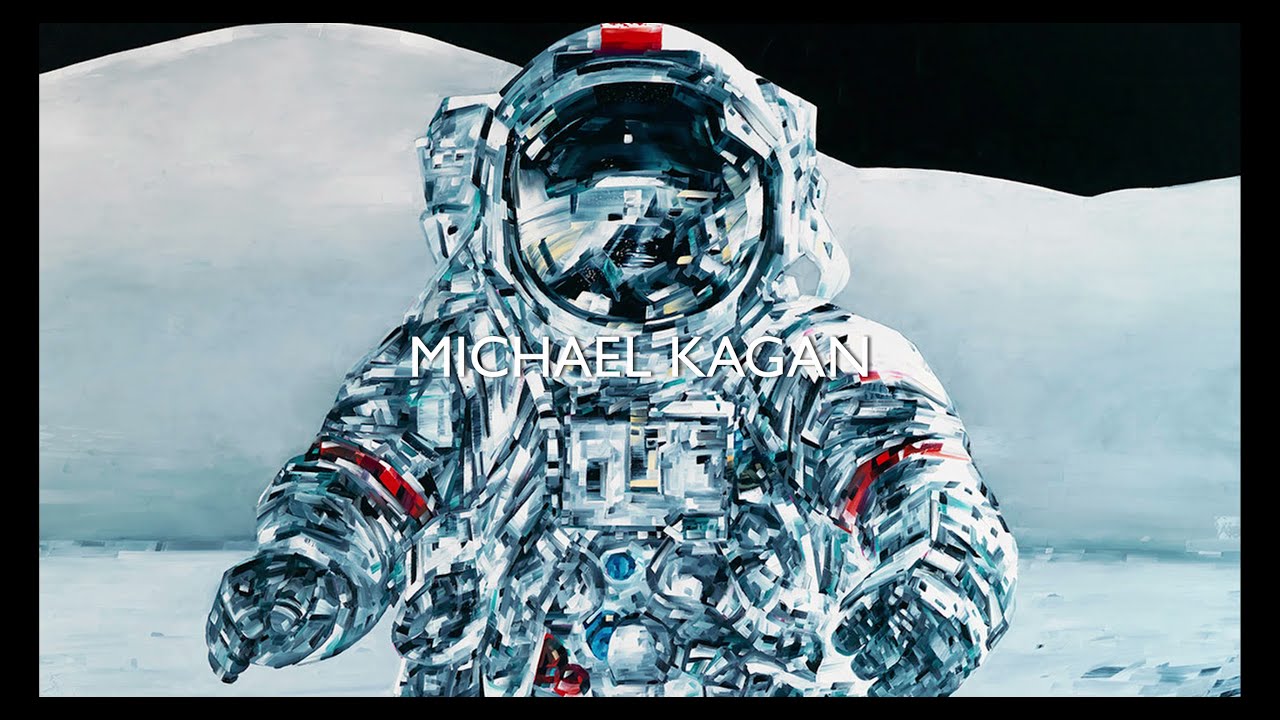 The artist Michael Kagan explaining his creative and production process.