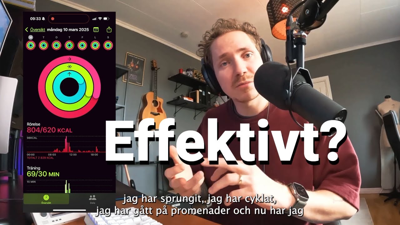 Avsnitt 307. Jag gjorde som min Apple Watch ville i fyra veckor