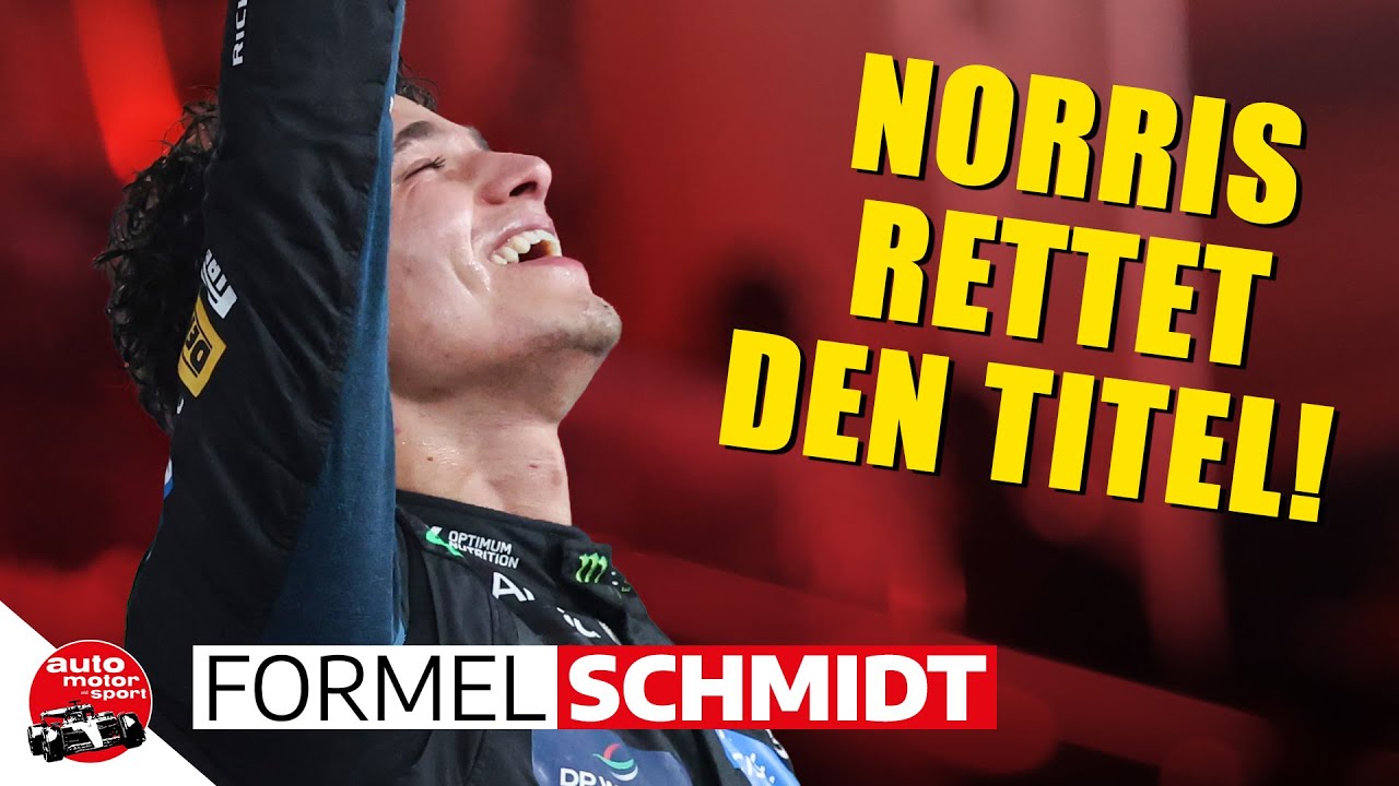 Verstappen-Sieg reicht nicht – Norris ist der neue Champion! | Formel Schmidt GP Abu Dhabi 2025