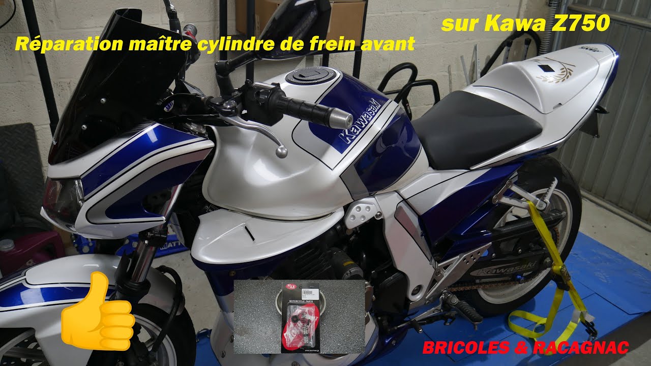 🤞🤞🤞 Changement maitre cylindre freins AV sur Kawa Z750 🤞🤞🤞