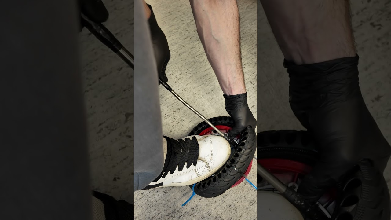XIAOMI M365 PRO PRO2 PRO3 ELECTRIC SCOOTER FRONT WHEEL - SOLID TIRE #xiaomi #xiaomiscooter #m365