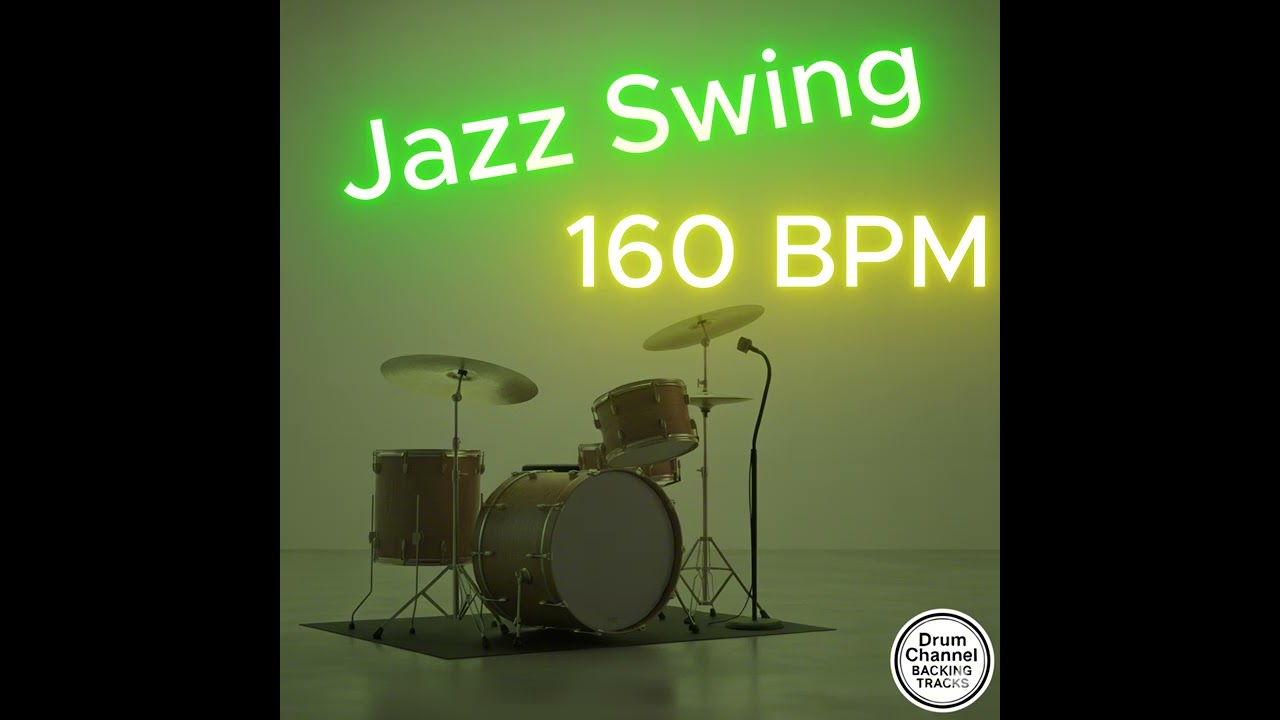 Jazz Swing Drumless Backing Track - 160 BPM (Play Along)