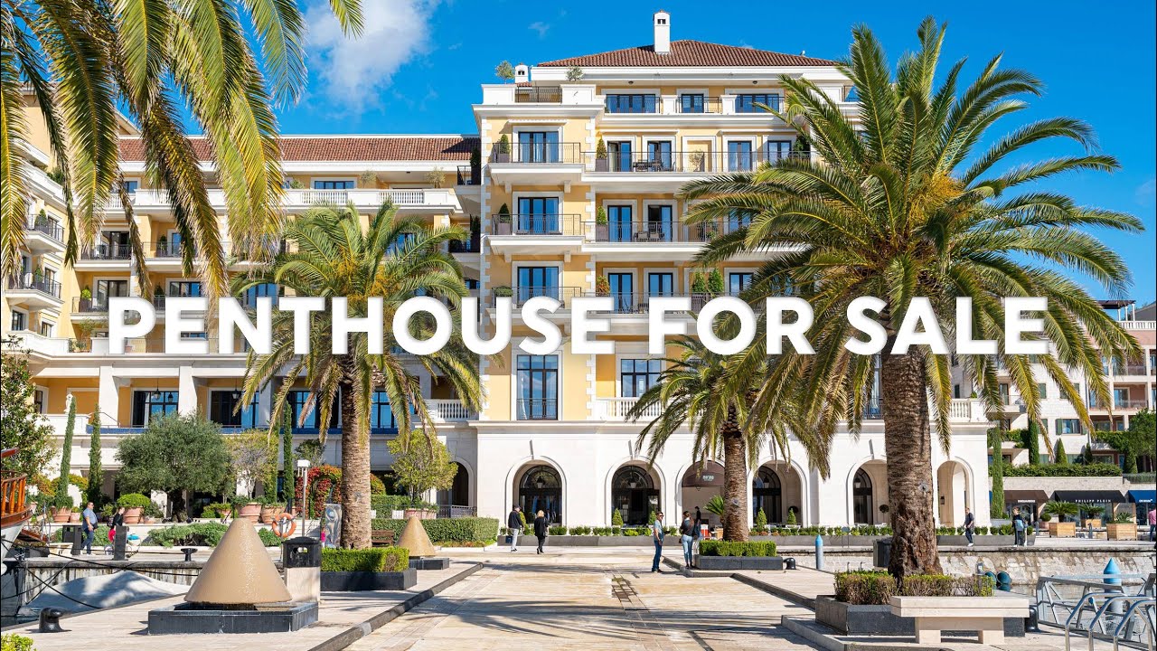 &euro; 3 200 000 penthouse in Regent Hotel || Property in Montenegro