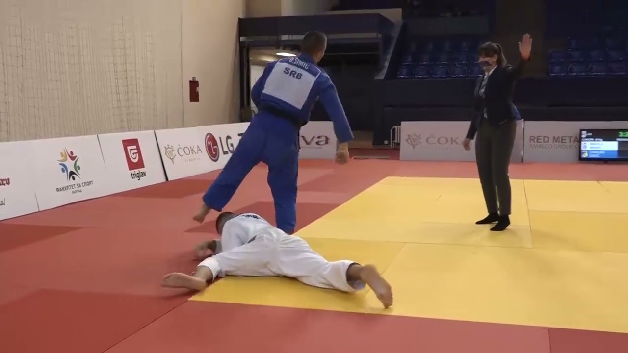 Nikola Manić KIN Damjan Simić OML 0:1 -81kg #PrvenstvoSrbijeJuniori2020