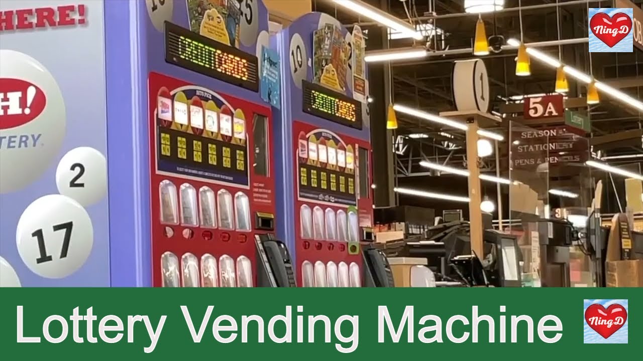 How to Purchase Ohio Lottery Tickets from Retailer's Vending Machine // Ohio Lottery-@NingD