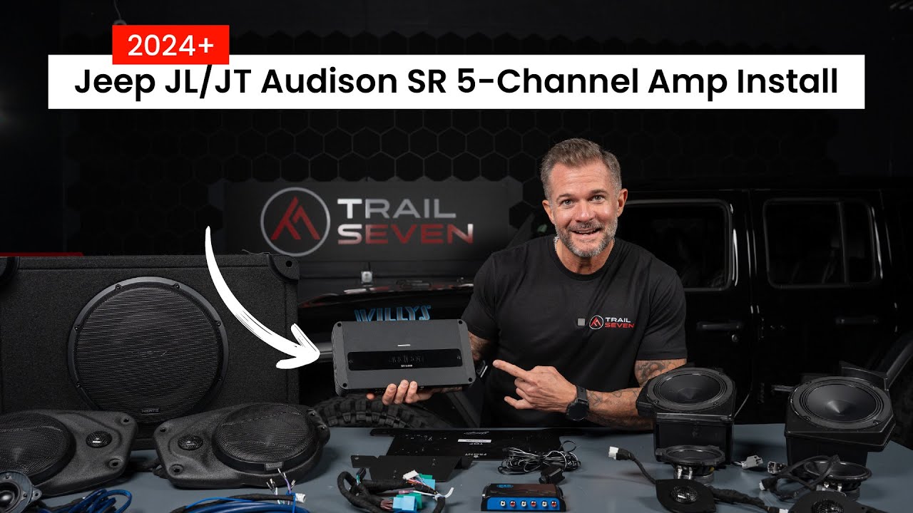 Audison Prima | Полное обновление системы Plug & Play для Jeep Wrangler и Gladiator 2024+