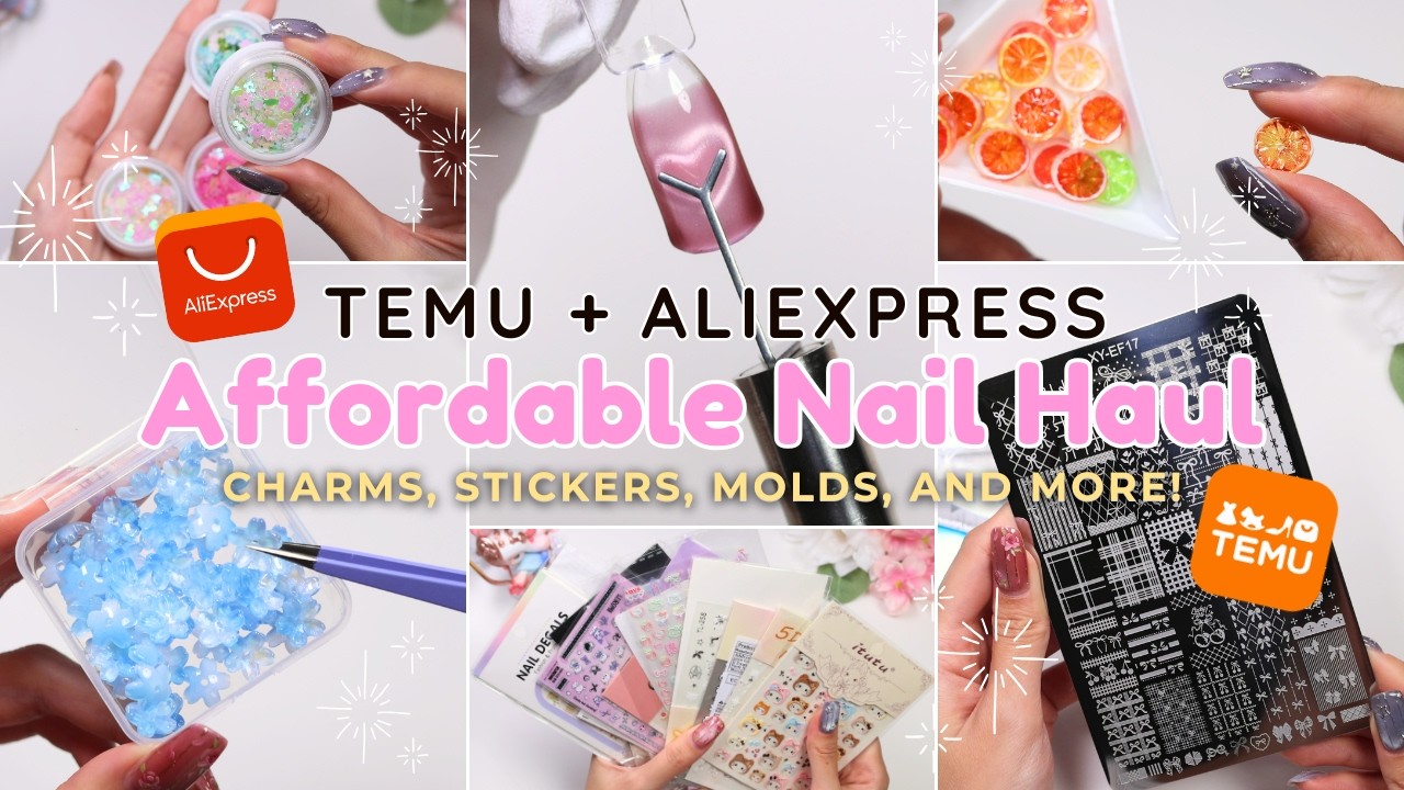 ✨🛒Affordable Nail Supplies Haul + Prices and Links! 🎀📦