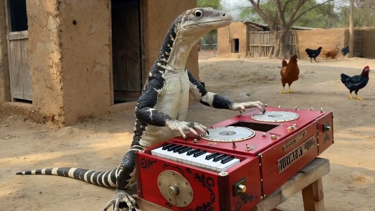 Animais do Sert&atilde;o Tocando Forr&oacute; na Fogueira