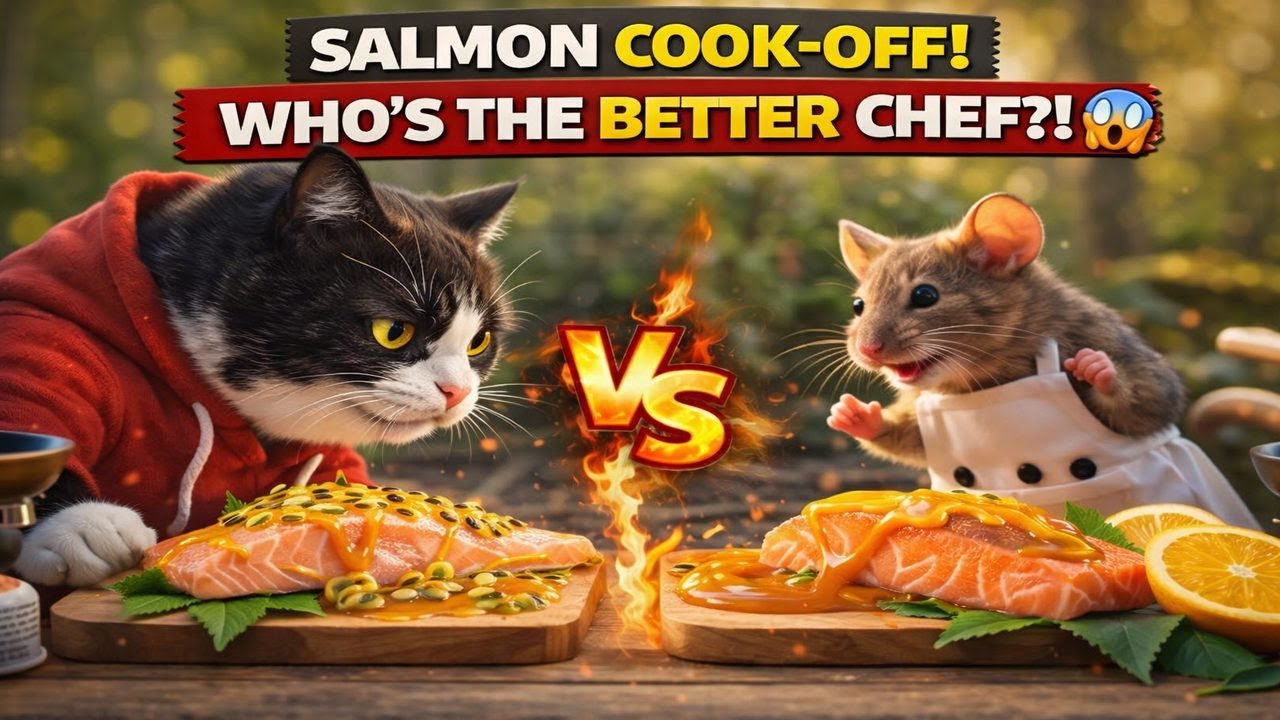 Salmon Cook-Off! 😱 Passion Fruit vs Orange Sauce | Tomy & Jerry Mayhem