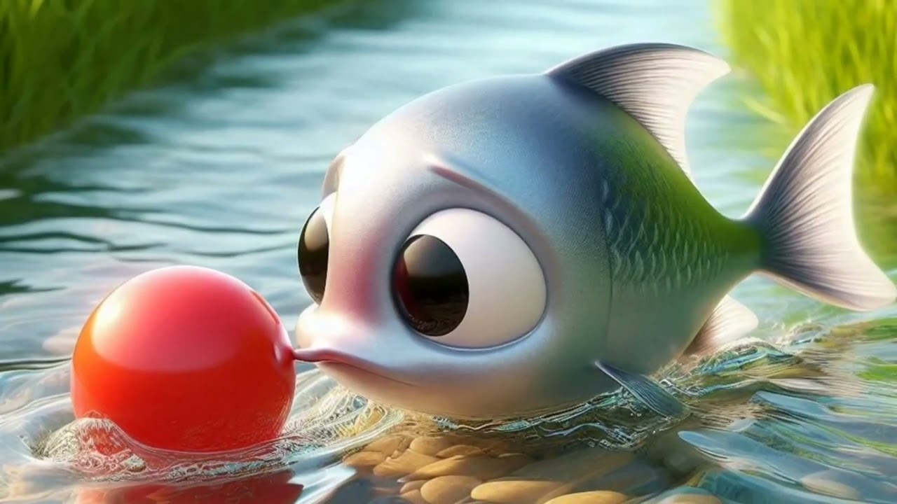 Silver Fish and Little dog Benny, Animated Moral story for kids in English