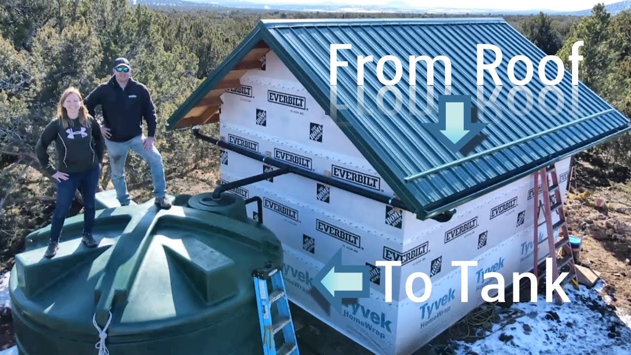 Drilling A WELL Is TOO EXPENSIVE! Harvesting Rainwater Instead (Part 2) | Off Grid Homesteading