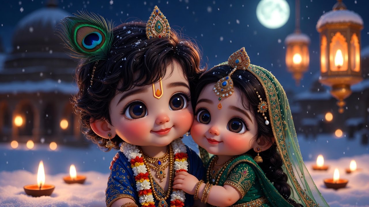 Achyutam Keshavam Krishna Damodaram अच्युतम केशवम | Popular Little Krishna Bhajan
