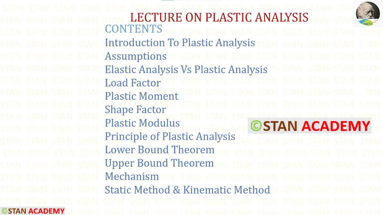 Lecture on Plastic Analysis