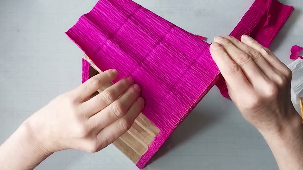 Como fazer um Porta Trecos estilo Vintage com papel&atilde;o de embalagem