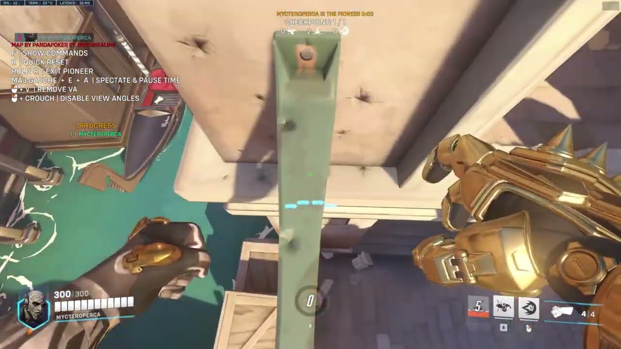 Doomfist Parkour Rialto Crossmap Slam Only OW2