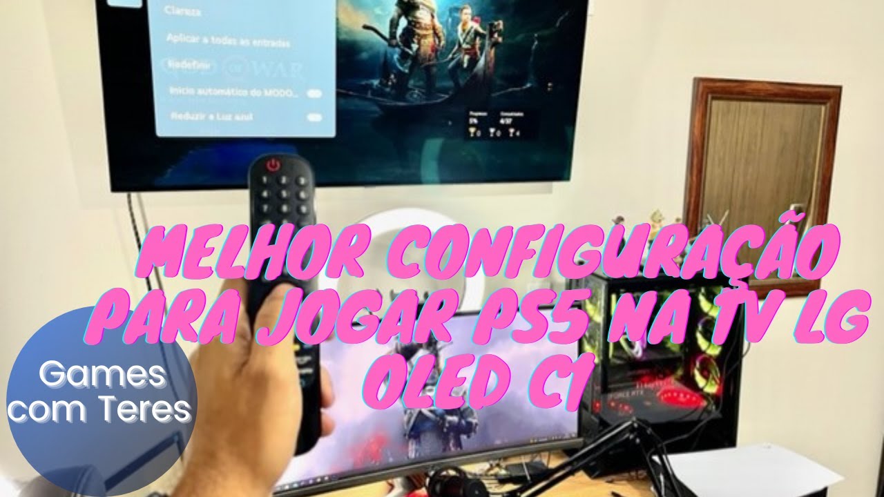 Melhor configuração da TV LG OLED C1 para Playstation 5.
