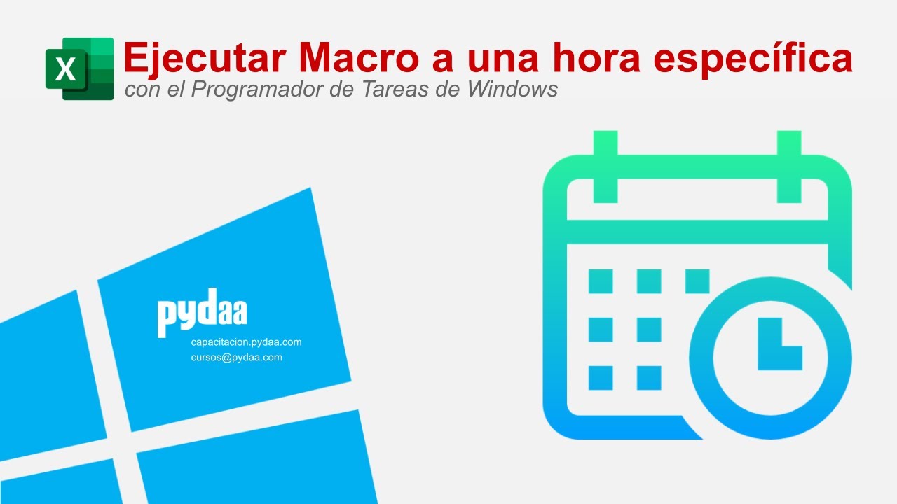 Excel Ejecutar Macro a una hora específica