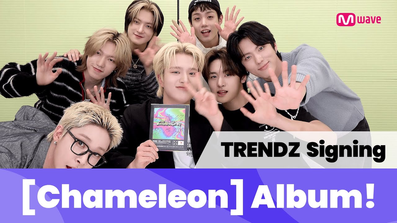 [Mwave shop] This is how TRENDZ Signed [Chameleon] Album💿