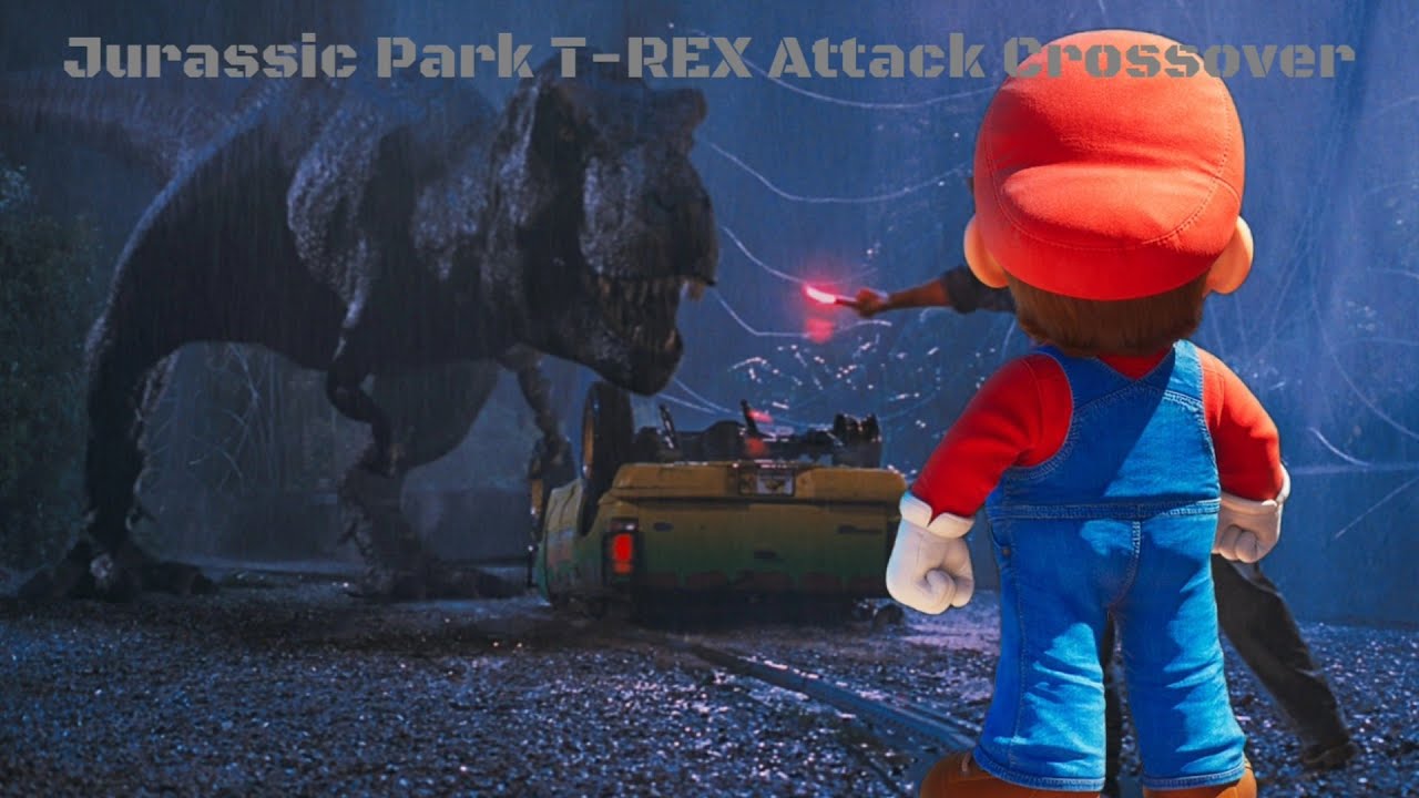 Jurassic Park T-REX Attack Crossover