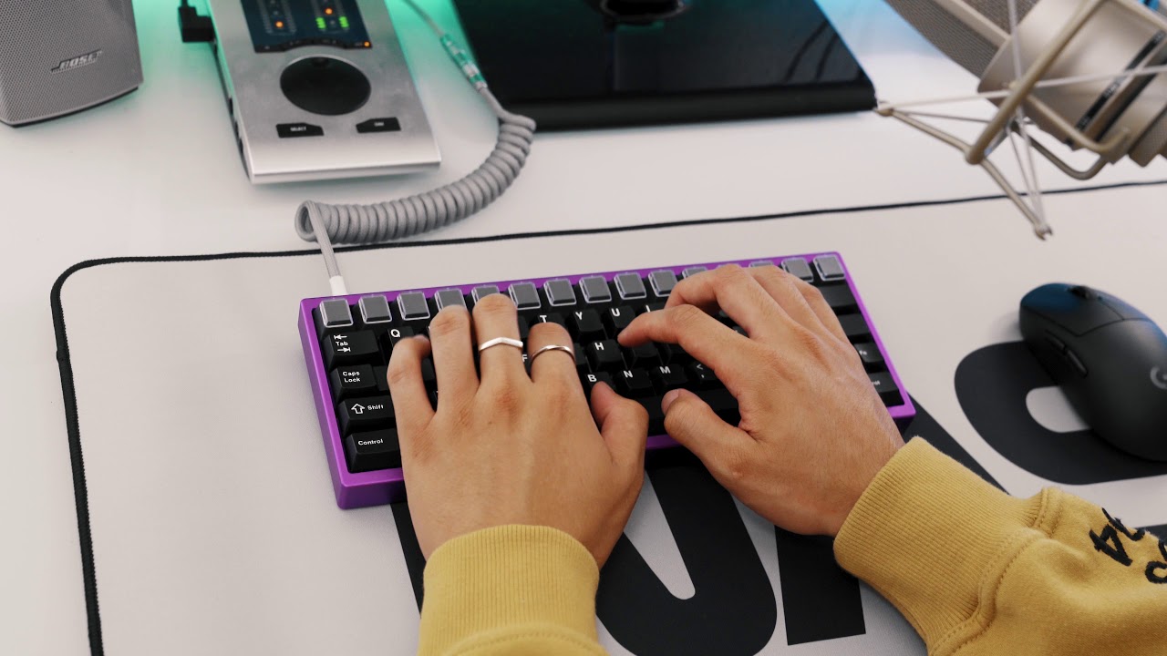 TGR x SINGA Unikorn with lubed NovelKeys Creams Typing Sounds ASMR