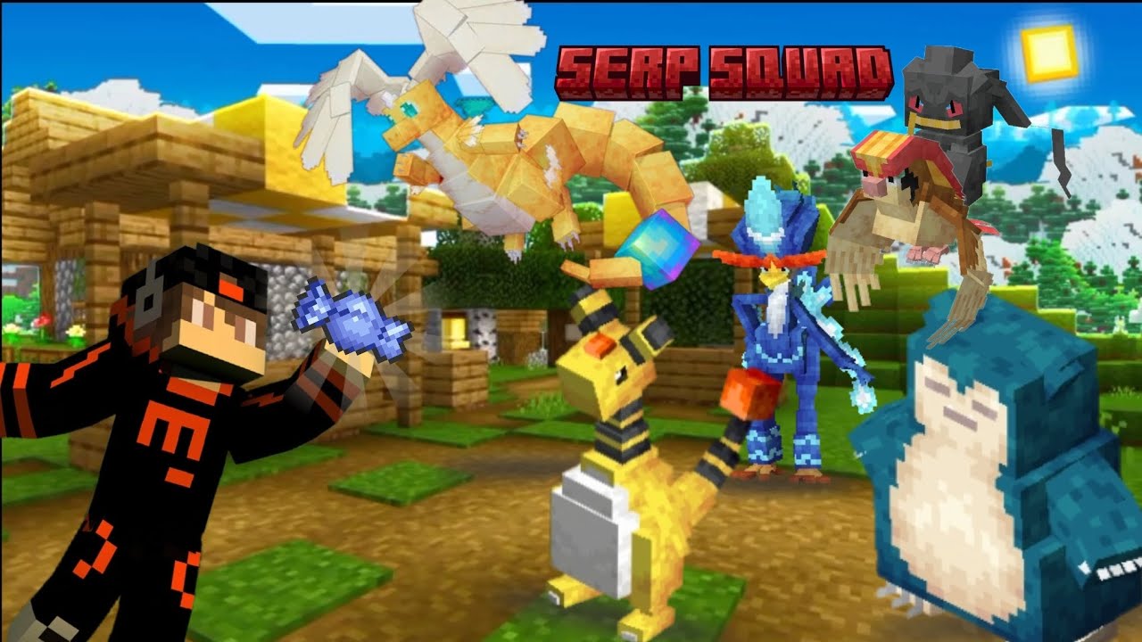 TREINANDO O TIME POKÉMON AQUI NA SERP SQUAD