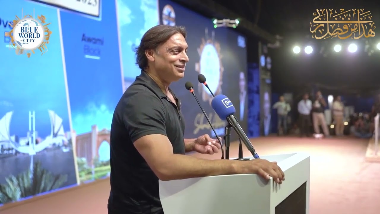 The Legendary Shoaib Akhtar @ the Occassion of Visit to Shoaib Akhtar Enclave site BWC Ballot 2023 !