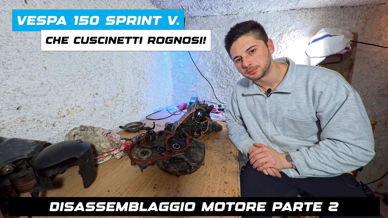 APERTURA MOTORE PARTE 2 (Finale) - Restauro Vespa 150 Sprint Veloce