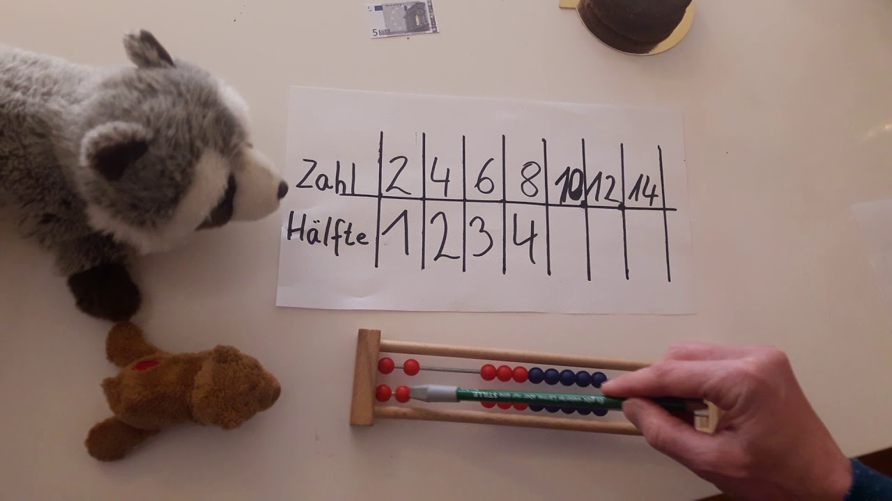 Finde die H&auml;lfte heraus #Mathe #1.Klasse
