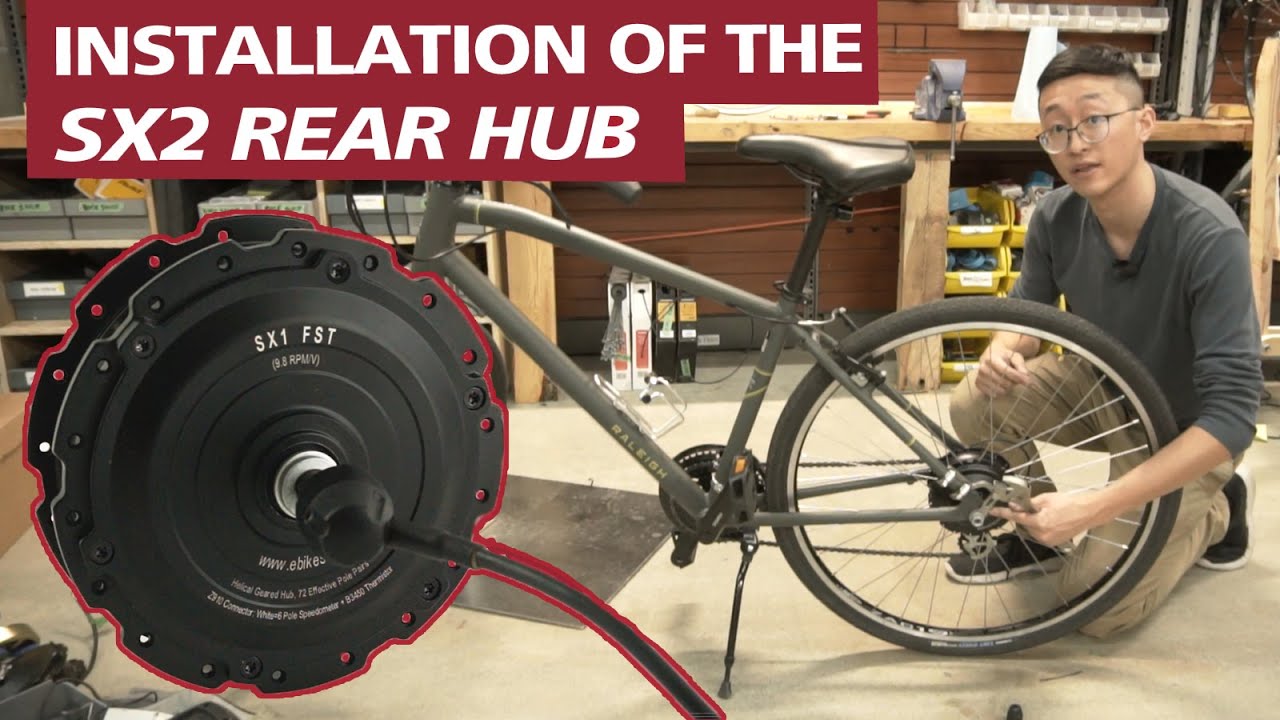 Prelaced SX2 Rear Hub Motor,  Basic Install Tutorial