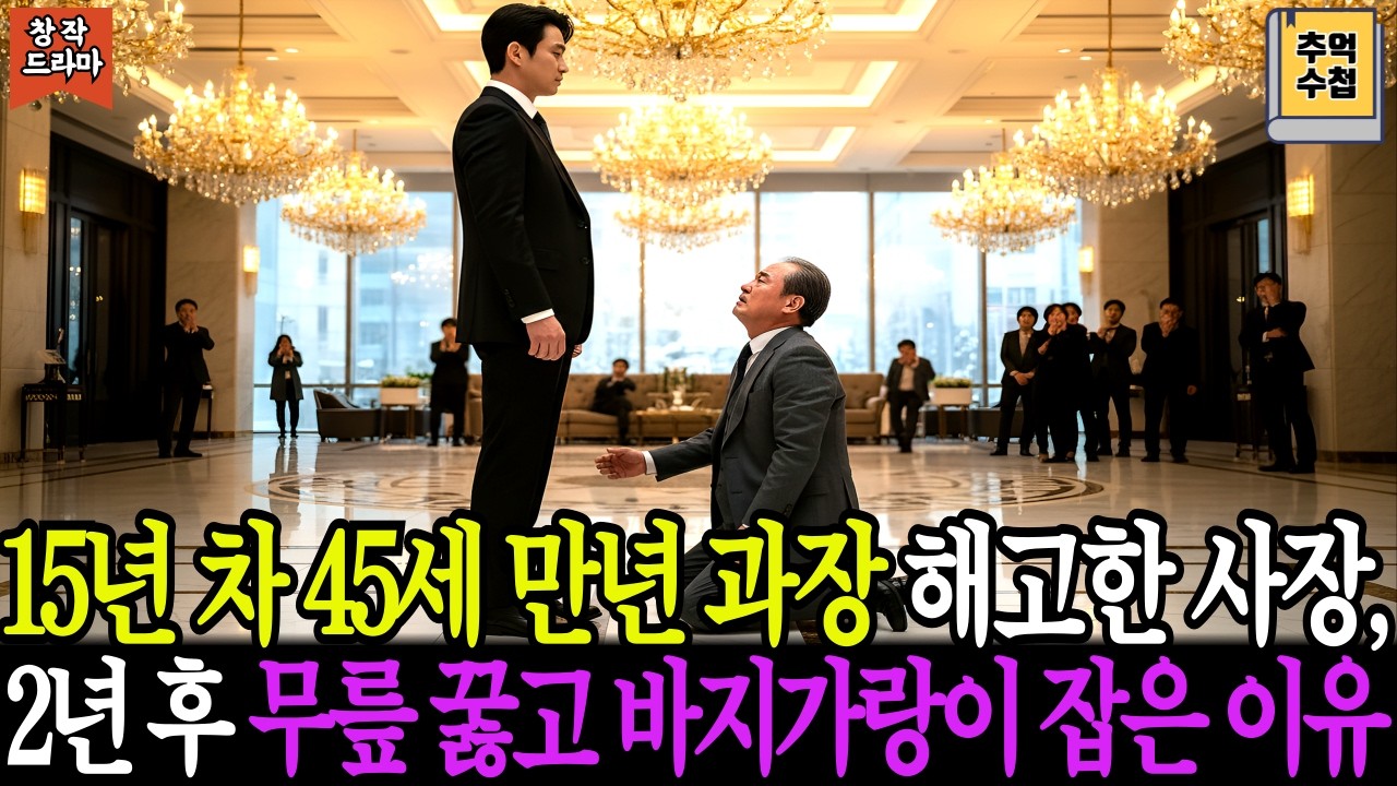 15년 차 45세 만년 과장 해고한 사장, 2년 후 무릎 꿇고 바지가랑이 잡은 이유 | 창작드라마 | 시니어오디오북 | 시니어사연 | 감동이야기