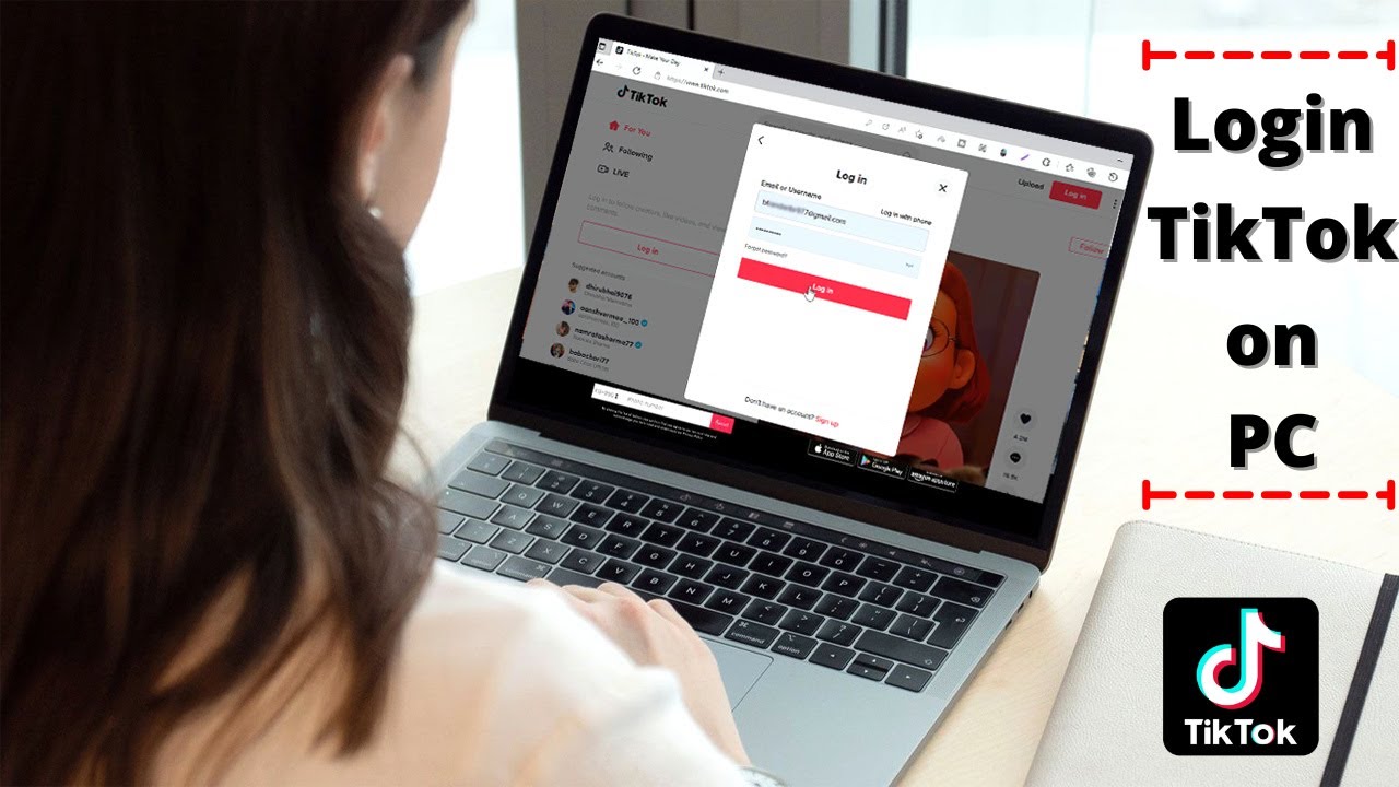 Jak zalogować się do TikToka na laptopie (krok po kroku)