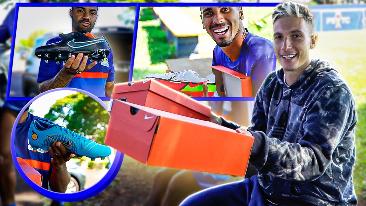 DEI CHUTEIRA DA NIKE PARA TODOS NO TIME?!