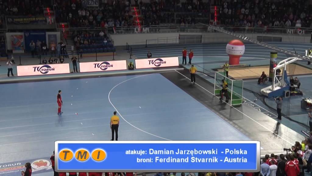 Halowe Młodzieżowe Mistrzostwa Europy w Hokeju na Trawie   finał Polska vs Austria, Toruń 18 01 2015