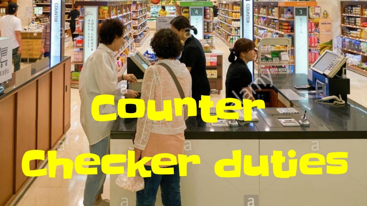 Ano nga ba ang trabaho ng Counter Checker sa Department Store? Bakit dalawa sila sa isang counter?