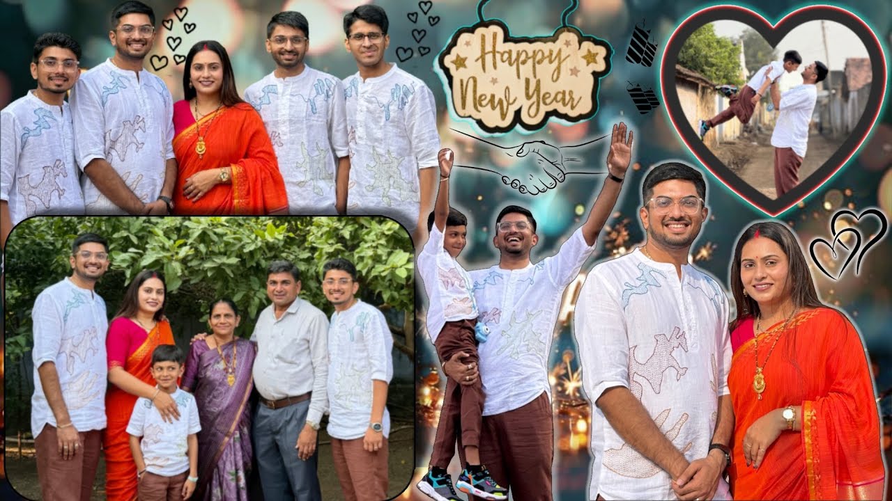 Happy new year & ગામડાની મોજ 🥳 #jaydeepkhokharvlog 