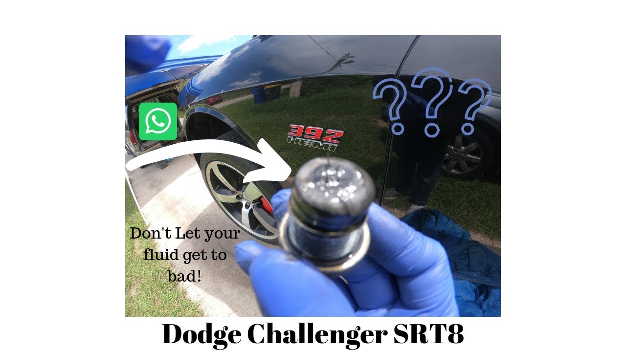 [4K] Как заменить трансмиссионную жидкость без диагностического сканера (Dodge Challenger SRT8)