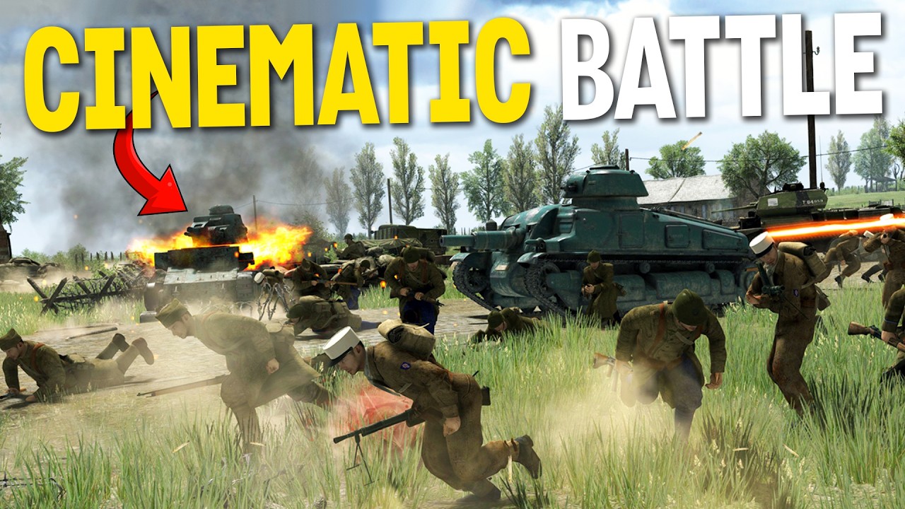 UP CLOSE & PERSONAL in GATES of HELL WW2 RTS.. | German invasion of France 1940 Valour Mod