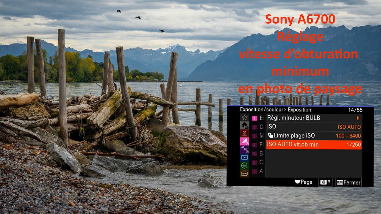 Régler une vitesse minimum en mode paysage avec le Sony a6700, est-ce une bonne idée ?