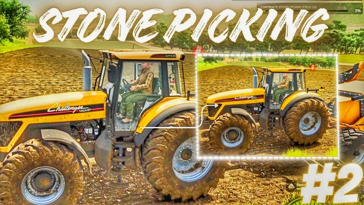 STONE PICKING IN FARMING SIMULATOR 25 SUSH YT