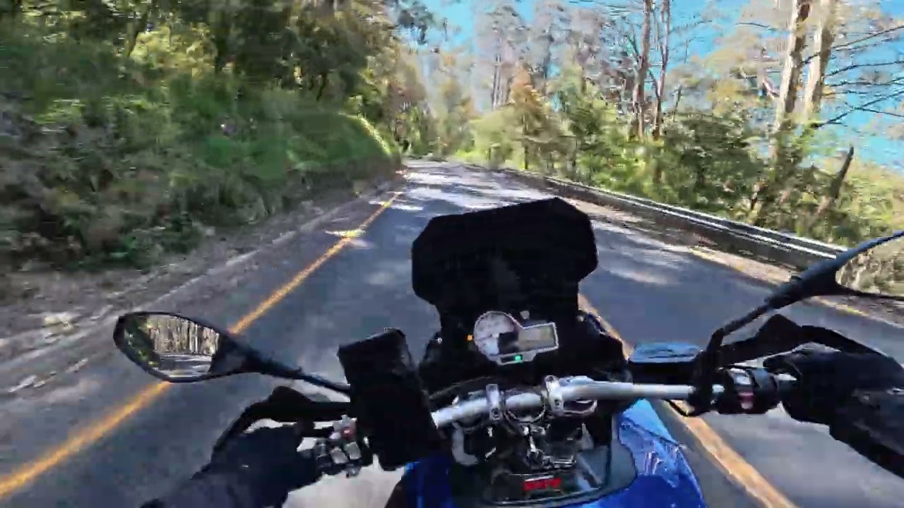 Cruising down from Lake Mountain 
