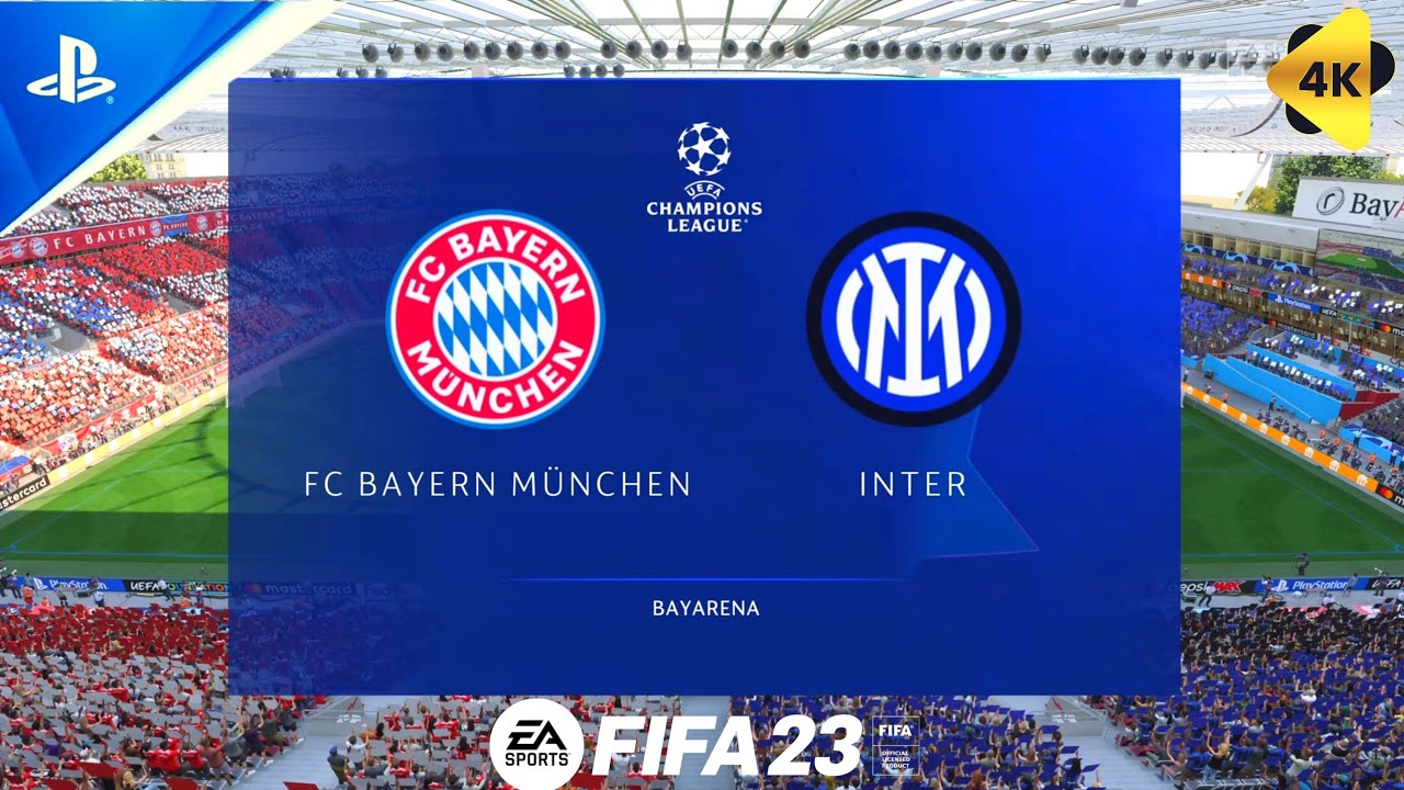 FIFA 23 - FC BAYERN MUNCHEN vs INTER MILAN - UEFA CHAMPIONS LEAGUE - PS5&trade; 4K [60] FPS GAMEPLAY