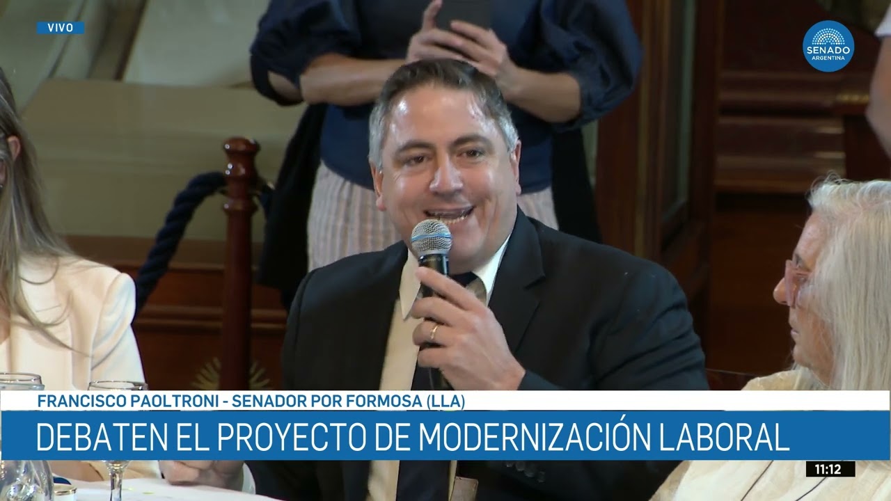 SENADOR FRANCISCO PAOLTRONI - PLENARIO DE TRABAJO Y DE PRESUPUESTO 20-02-26