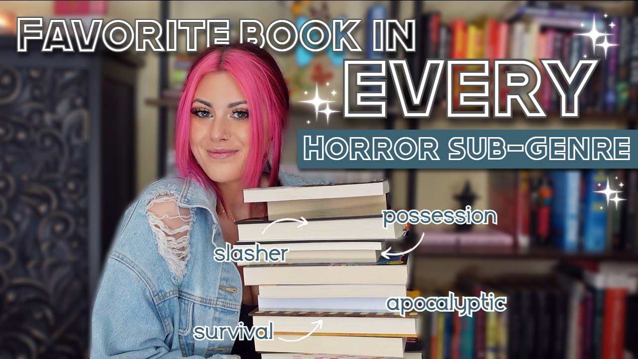 my favorite book in EVERY horror sub-genre 💀 || survival, supernatural, frankenstein inspired & more