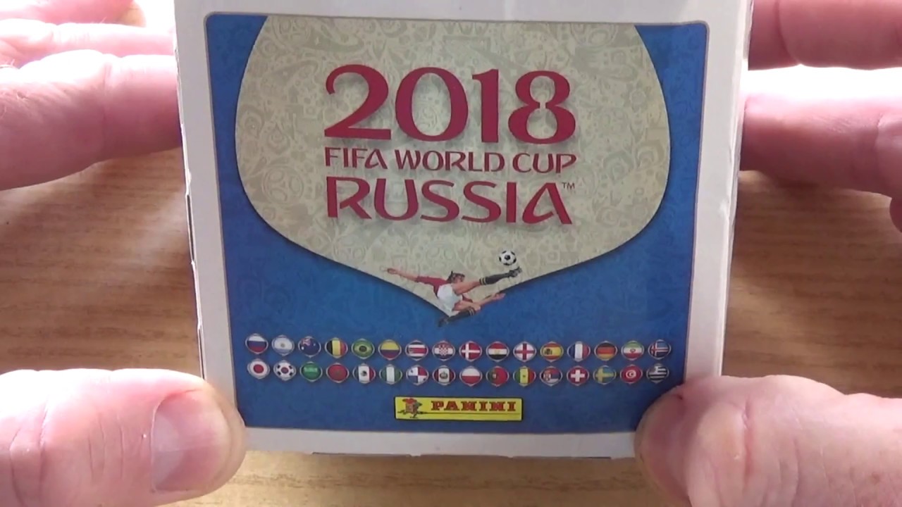 FIFA WORLD CUP RUSSIA 2018 PANINI STICKER COLLECTION FULL BOX OPENING