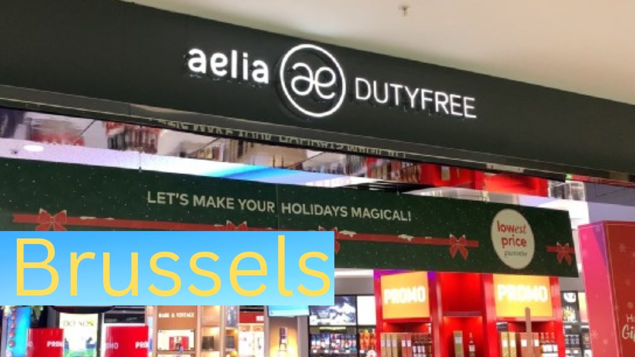 Duty free Alcohol Shopping Brussels Terminal B