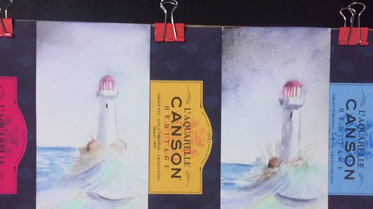 Crayon aquarelle #10 Le choix du papier