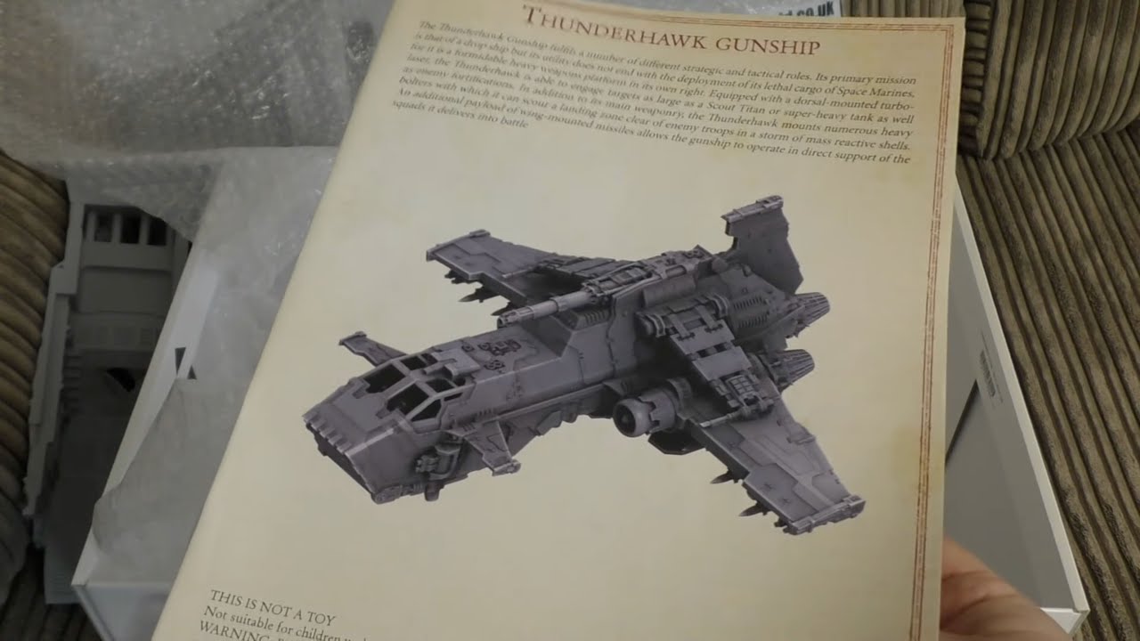 Thunderhawk Gunship - Unboxing (HH & WH40K)